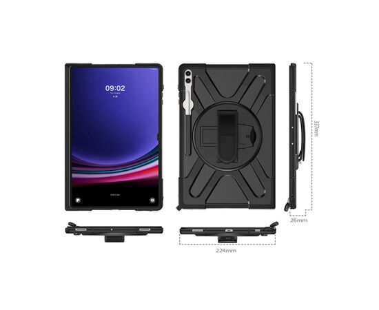 Чохол до планшета BeCover Heavy Duty Samsung Galaxy Tab S8 Ultra/S9 Ultra/S10 Ultra (X900/X906/X910/X916/X920/X926) 14.6" (713664), зображення 7 Чохол до планшета BeCover Heavy Duty Samsung Galaxy Tab S8 Ultra/S9 Ultra/S10 Ultra (X900/X906/X910/X916/X920/X926) 14.6" (713664), зображення 7