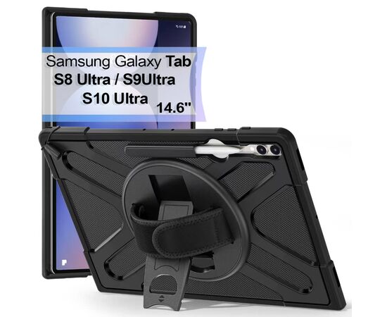 Чохол до планшета BeCover Heavy Duty Samsung Galaxy Tab S8 Ultra/S9 Ultra/S10 Ultra (X900/X906/X910/X916/X920/X926) 14.6" (713664) Чохол до планшета BeCover Heavy Duty Samsung Galaxy Tab S8 Ultra/S9 Ultra/S10 Ultra (X900/X906/X910/X916/X920/X926) 14.6" (713664)