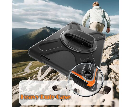 Чохол до планшета BeCover Heavy Duty Xiaomi Redmi Pad 2 11.0" Black (713929), зображення 3 Чохол до планшета BeCover Heavy Duty Xiaomi Redmi Pad 2 11.0" Black (713929), зображення 3