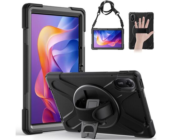 Чохол до планшета BeCover Heavy Duty Xiaomi Redmi Pad 2 11.0" Black (713929), зображення 8 Чохол до планшета BeCover Heavy Duty Xiaomi Redmi Pad 2 11.0" Black (713929), зображення 8