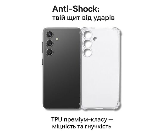 Чехол для мобильного телефона BeCover Anti-Shock Samsung Galaxy S25 FE SM-S731 Clear (714384), изображение 5
