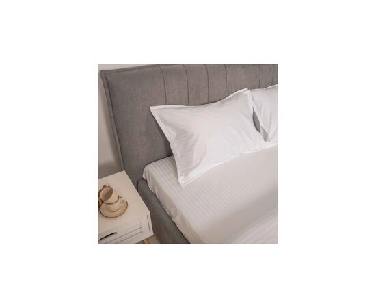 Постельное белье Tiare White Сатин Страйп Цветной двуспальный (White_Stripe_dv), изображение 5 Постельное белье Tiare White Сатин Страйп Цветной двуспальный (White_Stripe_dv), изображение 5