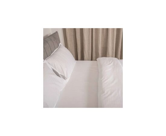 Постельное белье Tiare White Сатин Страйп Цветной двуспальный (White_Stripe_dv), изображение 6 Постельное белье Tiare White Сатин Страйп Цветной двуспальный (White_Stripe_dv), изображение 6