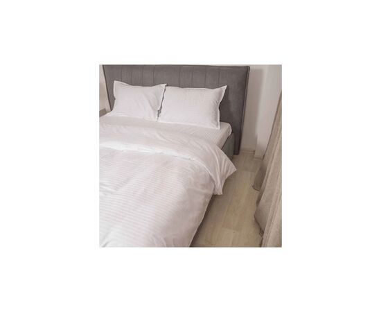 Постельное белье Tiare White Сатин Страйп Цветной полуторный (White_Stripe_pl), изображение 7 Постельное белье Tiare White Сатин Страйп Цветной полуторный (White_Stripe_pl), изображение 7