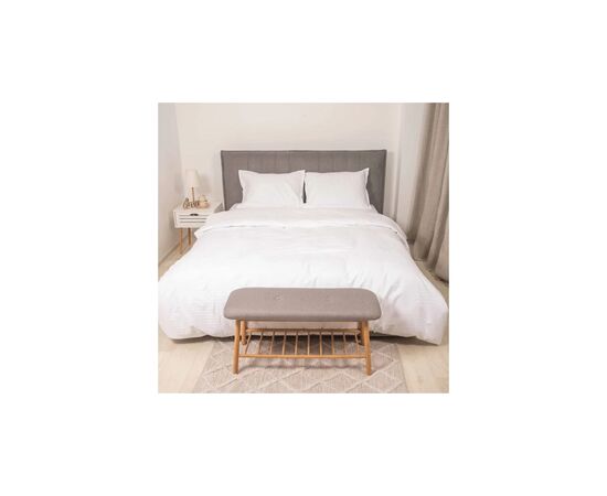 Постельное белье Tiare White Сатин Страйп Цветной полуторный (White_Stripe_pl) Постельное белье Tiare White Сатин Страйп Цветной полуторный (White_Stripe_pl)