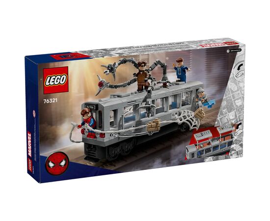 Конструктор LEGO Super Heroes Человек-паук против Дока Ока: Сцена в метро (76321), изображение 2 Конструктор LEGO Super Heroes Человек-паук против Дока Ока: Сцена в метро (76321), изображение 2