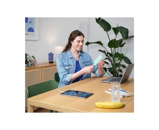 Батарея универсальная Trust 10000mAh Primo ECO, 2хUSB-A/USB-C, 15W, green (25029_TRUST), изображение 2 Батарея универсальная Trust 10000mAh Primo ECO, 2хUSB-A/USB-C, 15W, green (25029_TRUST), изображение 2