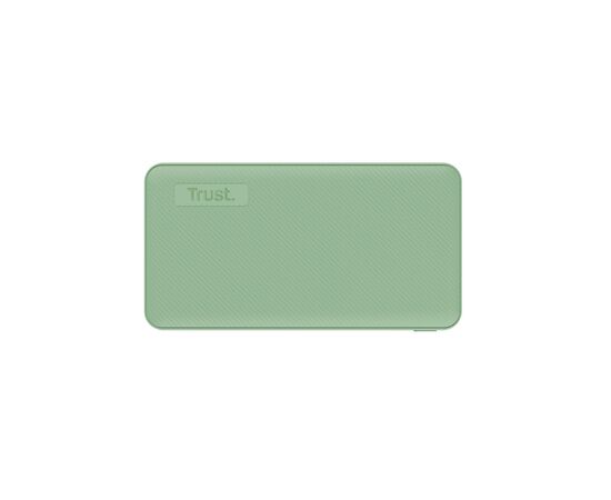 Батарея универсальная Trust 10000mAh Primo ECO, 2хUSB-A/USB-C, 15W, green (25029_TRUST), изображение 3 Батарея универсальная Trust 10000mAh Primo ECO, 2хUSB-A/USB-C, 15W, green (25029_TRUST), изображение 3