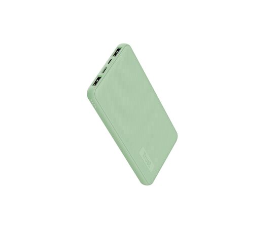 Батарея универсальная Trust 10000mAh Primo ECO, 2хUSB-A/USB-C, 15W, green (25029_TRUST), изображение 4 Батарея универсальная Trust 10000mAh Primo ECO, 2хUSB-A/USB-C, 15W, green (25029_TRUST), изображение 4