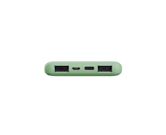 Батарея универсальная Trust 10000mAh Primo ECO, 2хUSB-A/USB-C, 15W, green (25029_TRUST), изображение 5 Батарея универсальная Trust 10000mAh Primo ECO, 2хUSB-A/USB-C, 15W, green (25029_TRUST), изображение 5