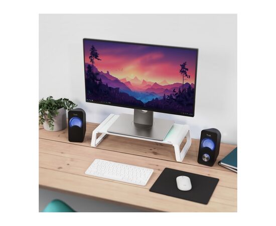 Подставка для монитора Trust Monta, white (25351_TRUST), изображение 3 Подставка для монитора Trust Monta, white (25351_TRUST), изображение 3