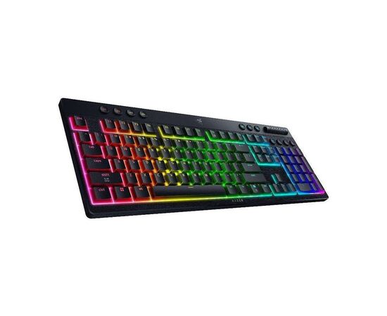Клавиатура Razer BlackWidow V4 Low-Profile Wireless/Bluetooth/USB Orange switch UA Black (RZ03-05270800-R3M1), изображение 2 Клавиатура Razer BlackWidow V4 Low-Profile Wireless/Bluetooth/USB Orange switch UA Black (RZ03-05270800-R3M1), изображение 2