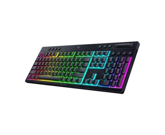 Клавиатура Razer BlackWidow V4 Low-Profile Wireless/Bluetooth/USB Orange switch UA Black (RZ03-05270800-R3M1), изображение 3 Клавиатура Razer BlackWidow V4 Low-Profile Wireless/Bluetooth/USB Orange switch UA Black (RZ03-05270800-R3M1), изображение 3
