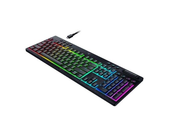 Клавиатура Razer BlackWidow V4 Low-Profile Wireless/Bluetooth/USB Orange switch UA Black (RZ03-05270800-R3M1), изображение 4 Клавиатура Razer BlackWidow V4 Low-Profile Wireless/Bluetooth/USB Orange switch UA Black (RZ03-05270800-R3M1), изображение 4