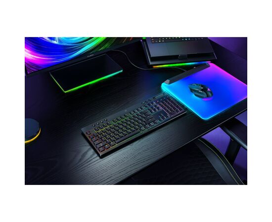 Клавиатура Razer BlackWidow V4 Low-Profile Wireless/Bluetooth/USB Orange switch UA Black (RZ03-05270800-R3M1), изображение 9 Клавиатура Razer BlackWidow V4 Low-Profile Wireless/Bluetooth/USB Orange switch UA Black (RZ03-05270800-R3M1), изображение 9