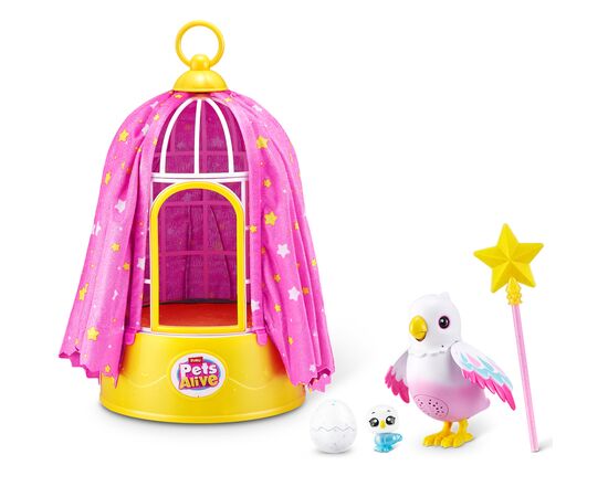 Интерактивная игрушка Pets & Robo Alive Волшебная птичка Полли (9561), изображение 2 Интерактивная игрушка Pets & Robo Alive Волшебная птичка Полли (9561), изображение 2