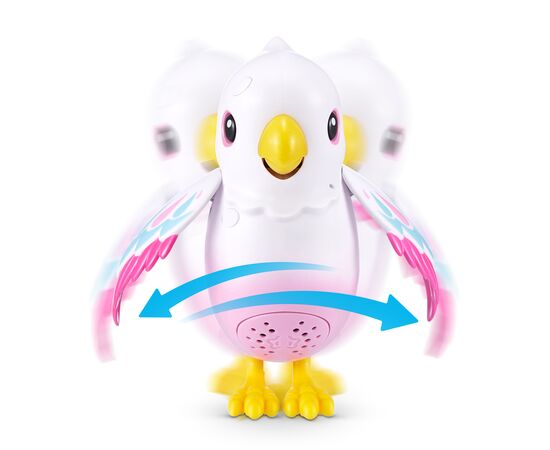 Интерактивная игрушка Pets & Robo Alive Волшебная птичка Полли (9561), изображение 4 Интерактивная игрушка Pets & Robo Alive Волшебная птичка Полли (9561), изображение 4