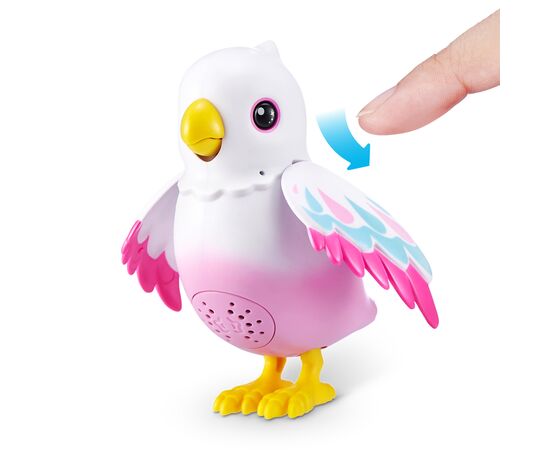 Интерактивная игрушка Pets & Robo Alive Волшебная птичка Полли (9561), изображение 5 Интерактивная игрушка Pets & Robo Alive Волшебная птичка Полли (9561), изображение 5