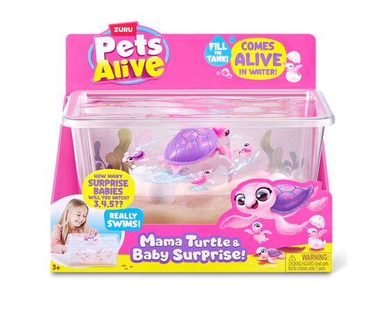Интерактивная игрушка Pets & Robo Alive Мама черепаха с сюрпризом (9560)