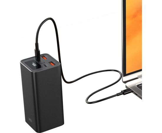 Батарея универсальная XO 20000mAh, Input(2хType-C), Output(2хUSB,2хType-C), PD65W for Laptop (XO-PB97), изображение 4 Батарея универсальная XO 20000mAh, Input(2хType-C), Output(2хUSB,2хType-C), PD65W for Laptop (XO-PB97), изображение 4