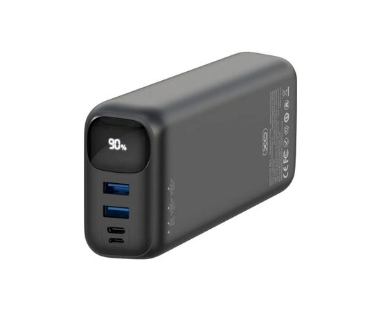 Батарея универсальная XO 30000mAh, Input(Type-C,MicroUSB), Output(2хUSB,1хType-C), PD20W (XO-PR200), изображение 3 Батарея универсальная XO 30000mAh, Input(Type-C,MicroUSB), Output(2хUSB,1хType-C), PD20W (XO-PR200), изображение 3