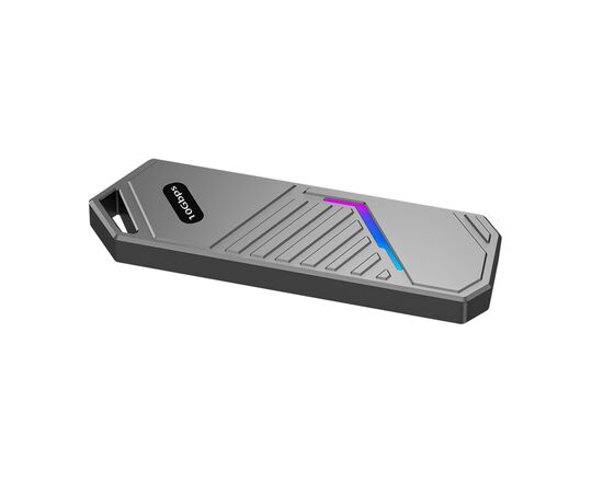 Карман внешний Dynamode M.2 SSD NVMe/SATA combo to USB3.2 GEN2 USB-C (DM-CAD-SSD14), изображение 3 Карман внешний Dynamode M.2 SSD NVMe/SATA combo to USB3.2 GEN2 USB-C (DM-CAD-SSD14), изображение 3