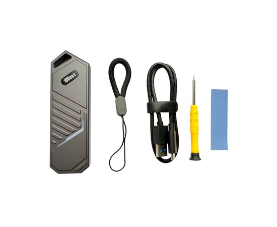 Карман внешний Dynamode M.2 SSD NVMe/SATA combo to USB3.2 GEN2 USB-C (DM-CAD-SSD14), изображение 9 Карман внешний Dynamode M.2 SSD NVMe/SATA combo to USB3.2 GEN2 USB-C (DM-CAD-SSD14), изображение 9