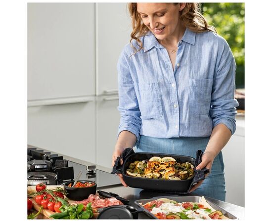 Форма для выпечки KitchenAid Matte Oven-to-table, керамогранітна, Medium, 31x18.5x6 см (CC004969-001), изображение 4 Форма для выпечки KitchenAid Matte Oven-to-table, керамогранітна, Medium, 31x18.5x6 см (CC004969-001), изображение 4