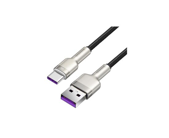 Дата кабель USB-C to USB-C 2.0m 66W metal Baseus (CAKF000201), зображення 10 Дата кабель USB-C to USB-C 2.0m 66W metal Baseus (CAKF000201), зображення 10