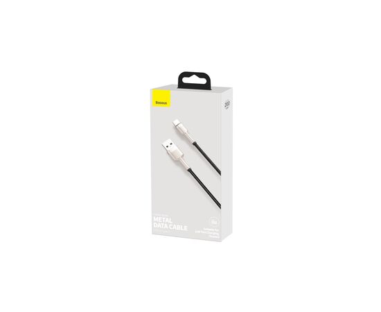 Дата кабель USB-C to USB-C 2.0m 66W metal Baseus (CAKF000201), зображення 12 Дата кабель USB-C to USB-C 2.0m 66W metal Baseus (CAKF000201), зображення 12