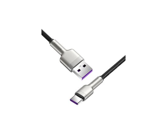 Дата кабель USB-C to USB-C 2.0m 66W metal Baseus (CAKF000201), зображення 8 Дата кабель USB-C to USB-C 2.0m 66W metal Baseus (CAKF000201), зображення 8