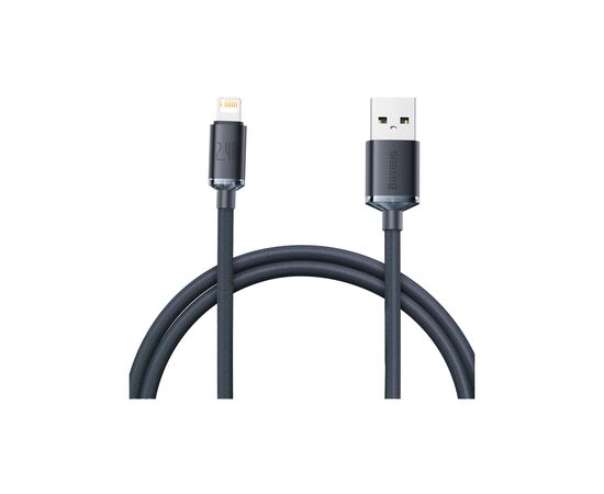 Дата кабель USB 2.0 AM to Lightning 1.2m 2.4A black Baseus (CAJY000001) Дата кабель USB 2.0 AM to Lightning 1.2m 2.4A black Baseus (CAJY000001)