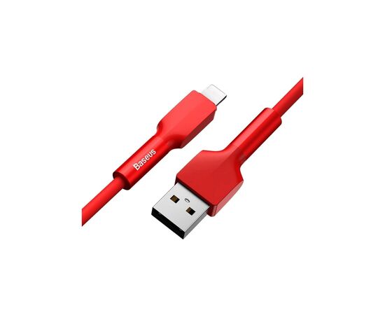 Дата кабель USB 2.0 AM to Lightning 1.0m red Baseus (CALGJ-09), зображення 2 Дата кабель USB 2.0 AM to Lightning 1.0m red Baseus (CALGJ-09), зображення 2