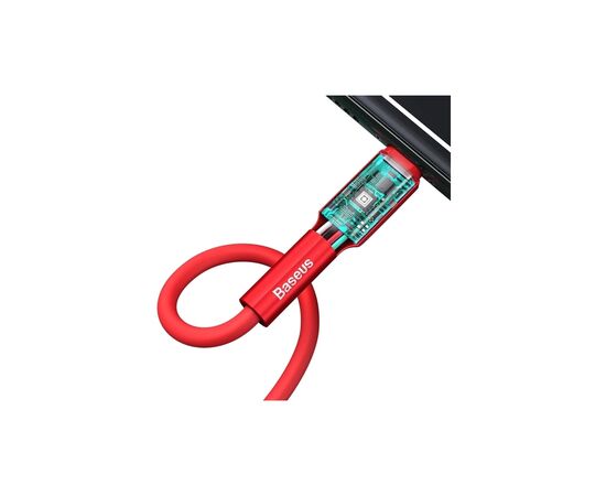 Дата кабель USB 2.0 AM to Lightning 1.0m red Baseus (CALGJ-09), зображення 3 Дата кабель USB 2.0 AM to Lightning 1.0m red Baseus (CALGJ-09), зображення 3