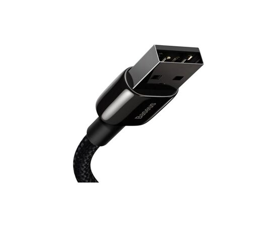 Дата кабель USB 2.0 AM to Lightning 1.0m 2.4A black Baseus (CALWJ-01), зображення 3 Дата кабель USB 2.0 AM to Lightning 1.0m 2.4A black Baseus (CALWJ-01), зображення 3
