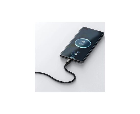 Дата кабель USB 2.0 AM to USB-C 2.0m 100W black Baseus (CAWJ000101), зображення 7 Дата кабель USB 2.0 AM to USB-C 2.0m 100W black Baseus (CAWJ000101), зображення 7