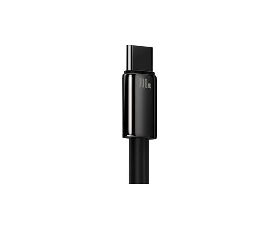 Дата кабель USB 2.0 AM to USB-C 1.0m 100W black Baseus (CAWJ000001), зображення 5 Дата кабель USB 2.0 AM to USB-C 1.0m 100W black Baseus (CAWJ000001), зображення 5