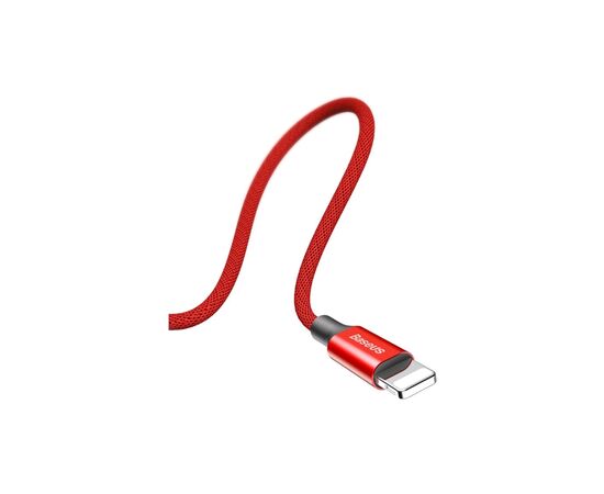 Дата кабель USB 2.0 AM to Lightning 1.8m red Baseus (CALYW-A09), зображення 2 Дата кабель USB 2.0 AM to Lightning 1.8m red Baseus (CALYW-A09), зображення 2