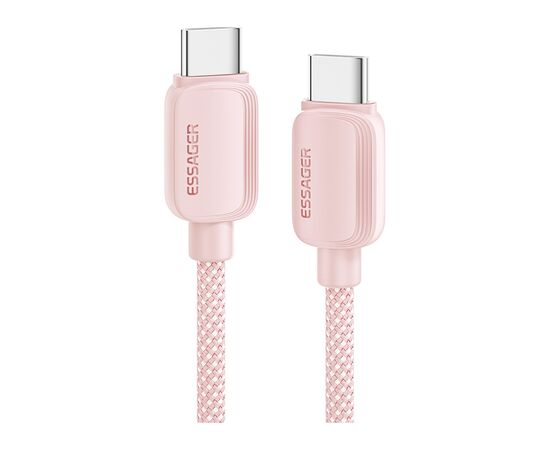 Дата кабель USB-C to USB-C 1.0m 100W pink Essager (EXCTT1-WL04-P) Дата кабель USB-C to USB-C 1.0m 100W pink Essager (EXCTT1-WL04-P)