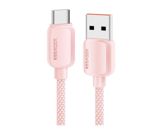 Дата кабель USB 2.0 AM to USB-C 1.0m 100W pink Essager (EXC7A-WL04-P) Дата кабель USB 2.0 AM to USB-C 1.0m 100W pink Essager (EXC7A-WL04-P)