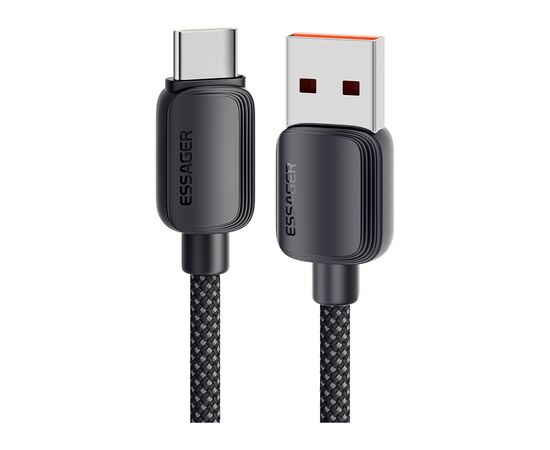 Дата кабель USB 2.0 AM to USB-C 2.0m 100W black Essager (EXC7A-WLA01-P) Дата кабель USB 2.0 AM to USB-C 2.0m 100W black Essager (EXC7A-WLA01-P)