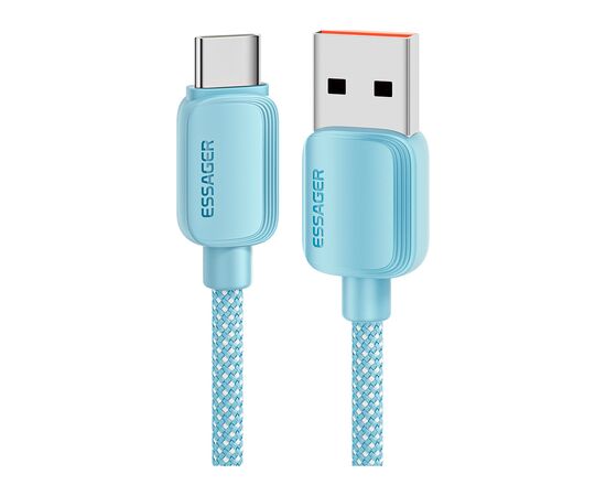 Дата кабель USB 2.0 AM to USB-C 2.0m 100W blue Essager (EXC7A-WLA03-P) Дата кабель USB 2.0 AM to USB-C 2.0m 100W blue Essager (EXC7A-WLA03-P)