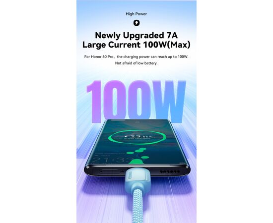 Дата кабель USB 2.0 AM to USB-C 2.0m 100W white Essager (EXC7A-WLA02-P), изображение 4 Дата кабель USB 2.0 AM to USB-C 2.0m 100W white Essager (EXC7A-WLA02-P), изображение 4