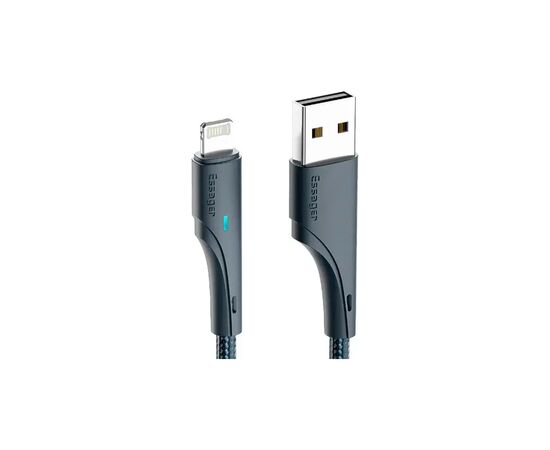 Дата кабель USB 2.0 AM to Lightning 3.0m 2.4A black Essager (EXCL-LSC01) Дата кабель USB 2.0 AM to Lightning 3.0m 2.4A black Essager (EXCL-LSC01)
