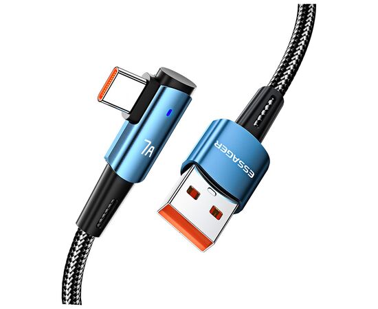 Дата кабель USB 2.0 AM to USB-C 2.0m 100W blue Essager (EXCWT7A-CGA03-P) Дата кабель USB 2.0 AM to USB-C 2.0m 100W blue Essager (EXCWT7A-CGA03-P)