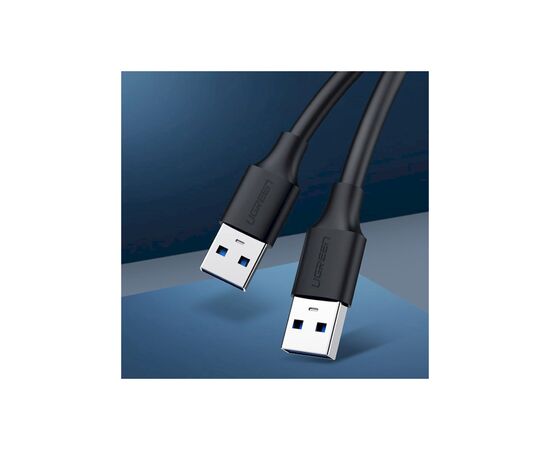 Дата кабель USB 2.0 AM/AM 0.5m US102 black Ugreen (10308), изображение 10 Дата кабель USB 2.0 AM/AM 0.5m US102 black Ugreen (10308), изображение 10
