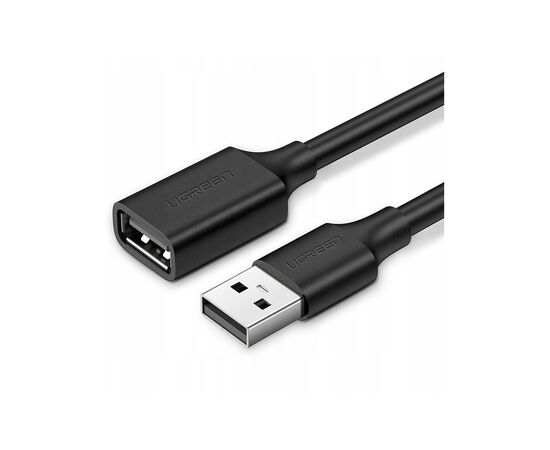 Дата кабель USB 2.0 AM/AF 1.5m US103 black Ugreen (10315) Дата кабель USB 2.0 AM/AF 1.5m US103 black Ugreen (10315)