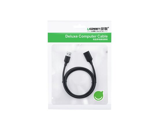Дата кабель USB 3.0 AM/AF 0.5m US129 black Ugreen (30125), изображение 2 Дата кабель USB 3.0 AM/AF 0.5m US129 black Ugreen (30125), изображение 2