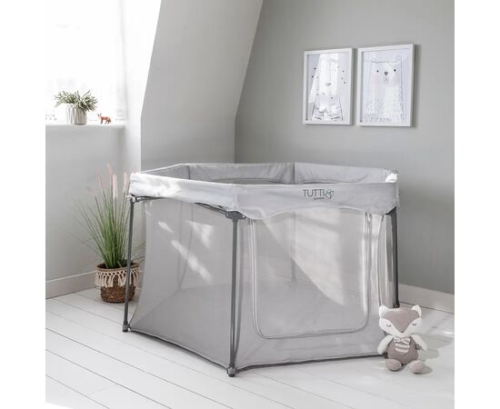 Детский манеж Tutti Bambini Hexa серый (511800/GR), изображение 11 Детский манеж Tutti Bambini Hexa серый (511800/GR), изображение 11