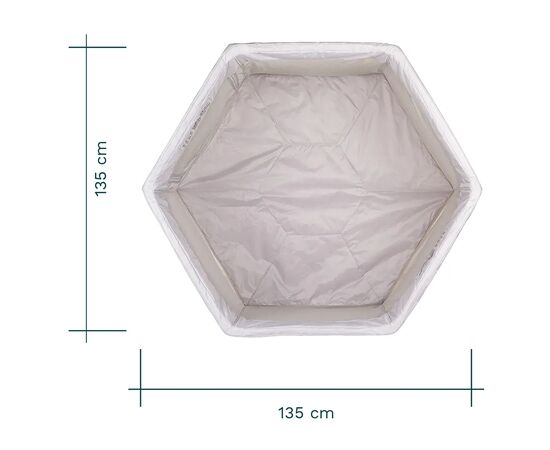 Детский манеж Tutti Bambini Hexa серый (511800/GR), изображение 7 Детский манеж Tutti Bambini Hexa серый (511800/GR), изображение 7